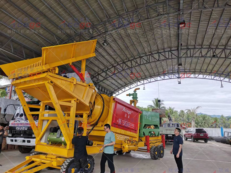 菲律宾移动离心式滚筒筛淘金设备
