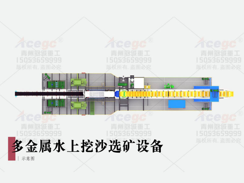 多金属矿河道淘金设备