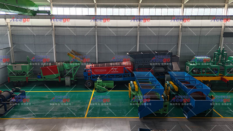 移动分离式淘金设备